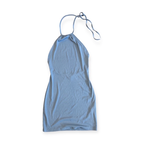 Backless Halter Neck Bodycon Dress - Picture 2 of 2